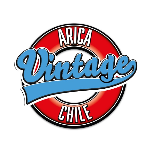 Arica chile vintage logo by nickemporium1