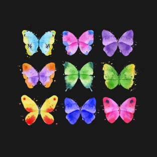 Watercolor Butterflies T-Shirt