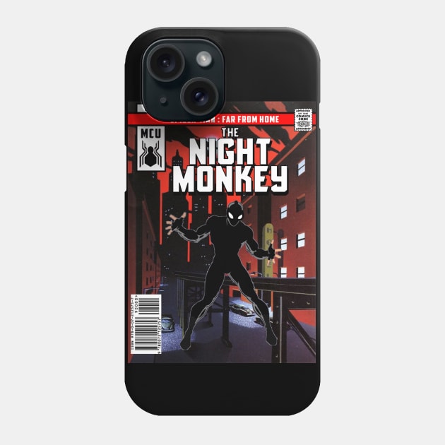 Night Monkey Phone Case by ComicBook Clique