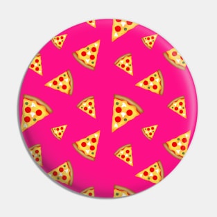 Cool and fun pizza slices pattern hot pink fun girly foodie Pin