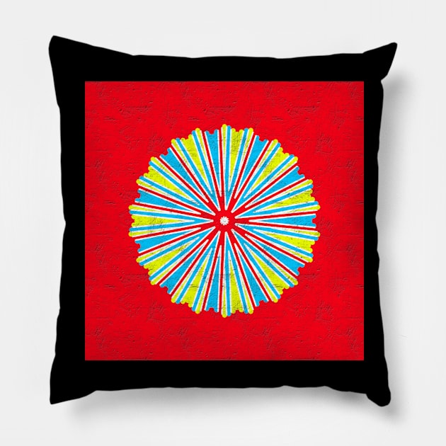 Circle flower Pillow by B&E