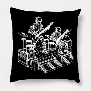 robots play music Pillow