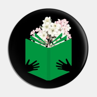 Flower Book Pin