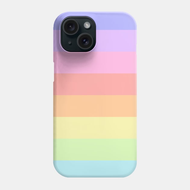 Pastel Rainbow Phone Case by fishbiscuit