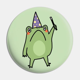 Frog wizard Pin