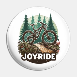 Bike Surrounded By Nature, Joy Ride Pin