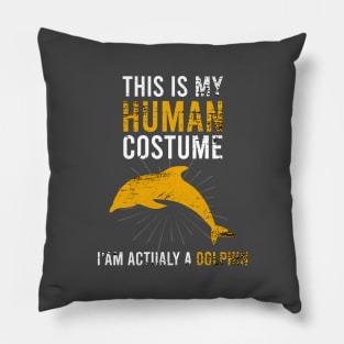 this is my human costume im actually a dolphin Pillow