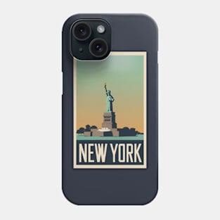 A Vintage Travel Art of New York - US Phone Case