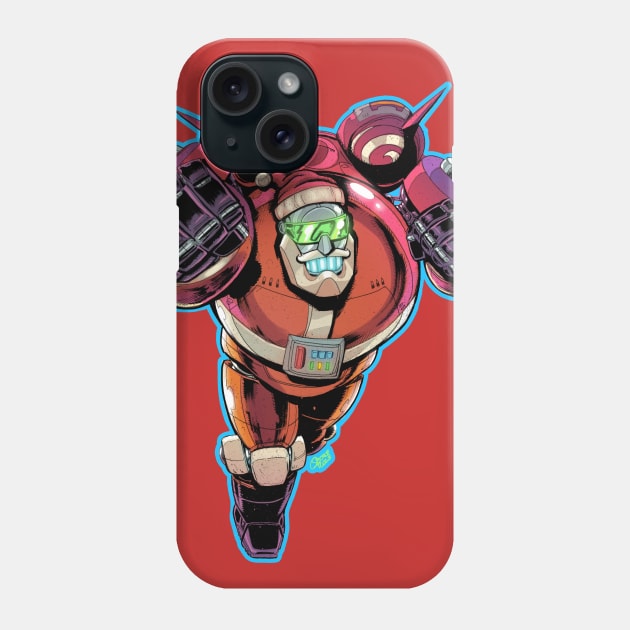 St Cyber-Claus 2023 NO TEXT Phone Case by JohnOsborneArt