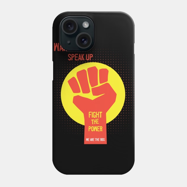 Fight the power Phone Case by Rafael Franklin