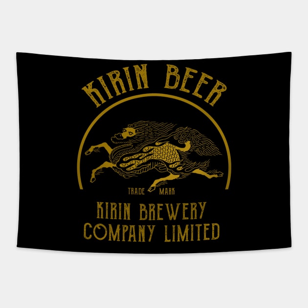 Kirin Beer Tapestry by Aona jonmomoa