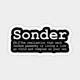 Sonder - Definition Magnet