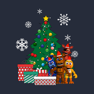 Five Nights At Freddys Around The Christmas Tree T-Shirt