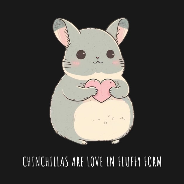 Cute Chinchilla Love by UnrealArtDude