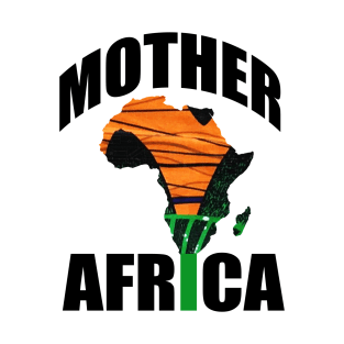 African Fabric Print Africa Map Mother Africa/ Ankara Fabric Print/ African Heritage/ African Pride. T-Shirt
