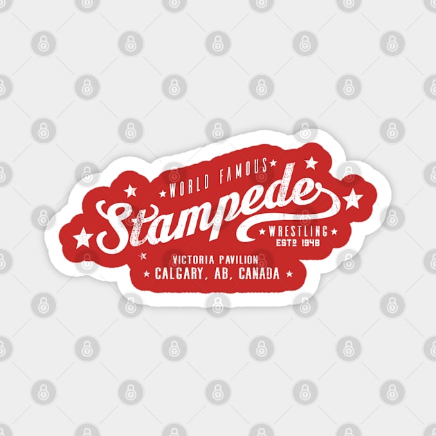 Stampede Wrestling Magnet by Snomad_Designs