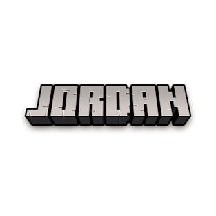 Jordan - Custom Minecraft Nametag T-Shirt