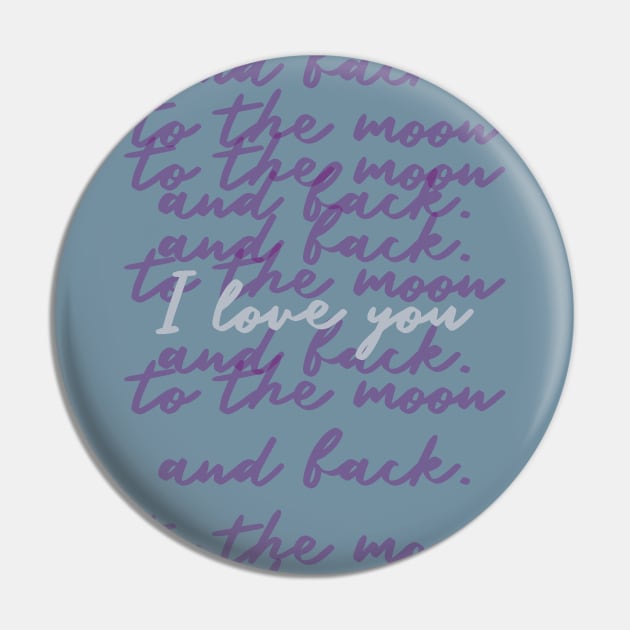 i love you to the moon and back Pin by mariacaballer