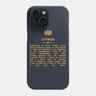 Real Historical Philadelphia - Citywide Phone Case