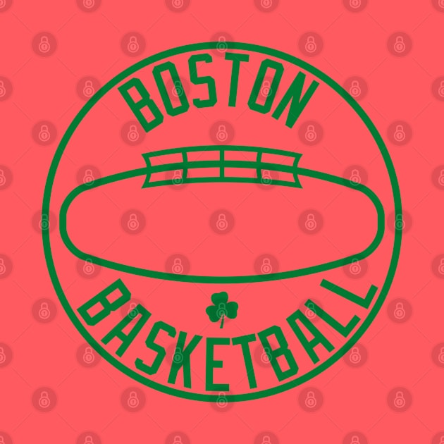 Retro Celtics Basketball by tailgatemercantile