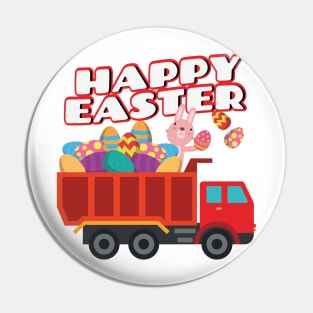 Easter Bunny Delivering Truck Easter Eggs For Boys Pin