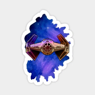 Galaxy Imperial Ship - tall galaxy Magnet