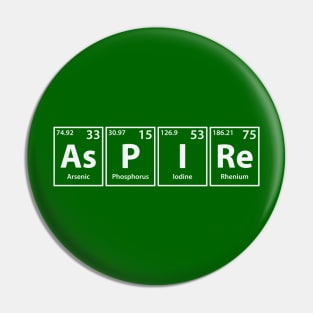 Aspire (As-P-I-Re) Periodic Elements Spelling Pin