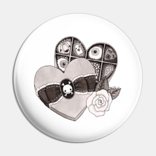 Heart-shaped box Pin