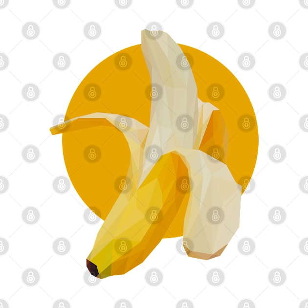 Lowpoly Banana by littlefrog