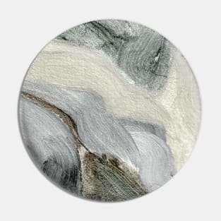 Abstract Oil Painting Linen Greenish Gray 1c8 Pin