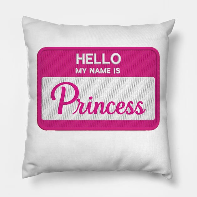 hello princess Pillow by mystudiocreate