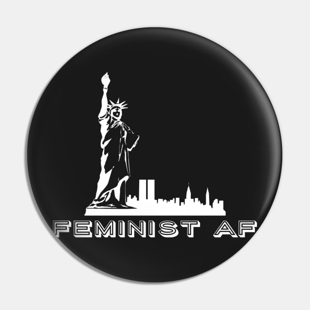 Feminist AF Pin by captainmood