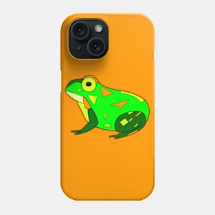 Bright Green Pobblebonk Frog Phone Case