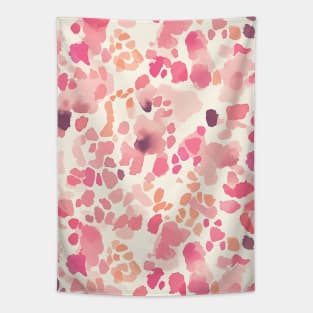 Pink Leopard Pattern Animal Print Tapestry