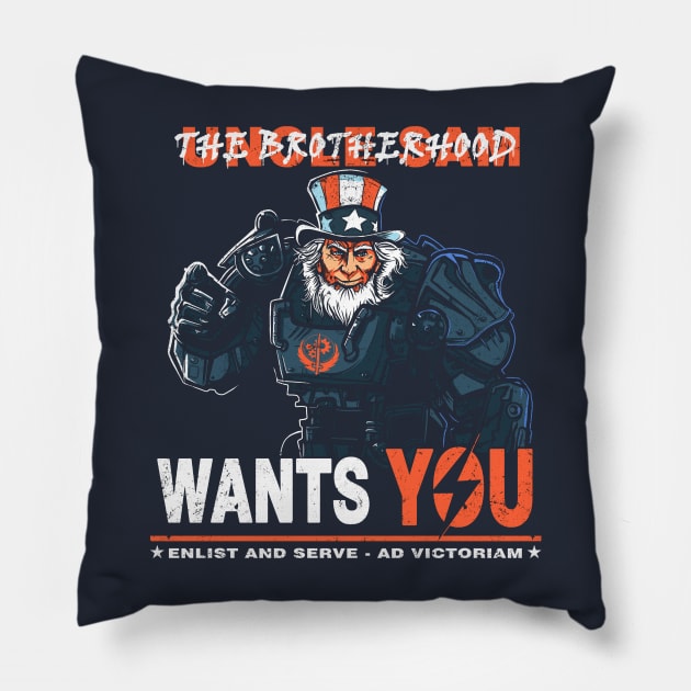 Enlistment Pillow by AndreusD