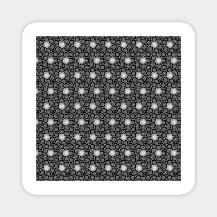 white black pattern abstract background Magnet