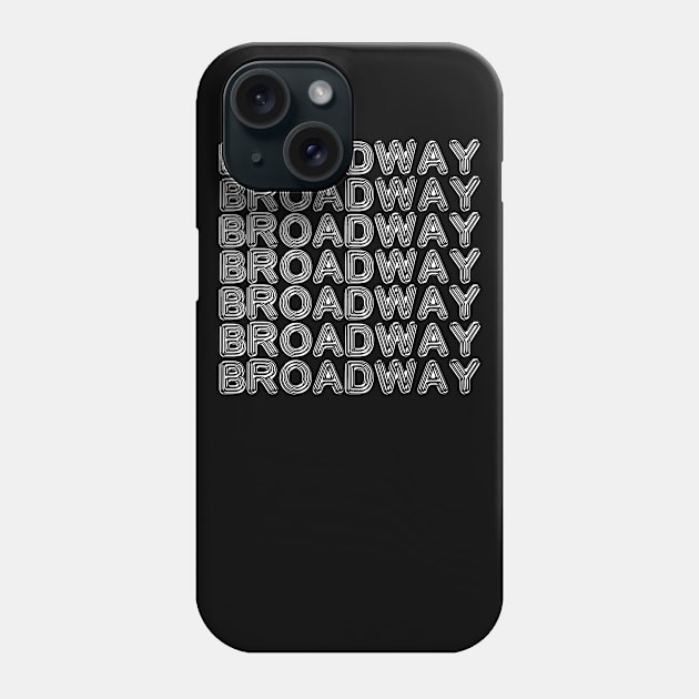 Broadway Theater Acting Director's Cut Hollywood Phone Case by bigD