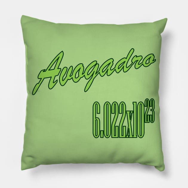 Avogadro's Number Baseball Jersey Pillow by IORS