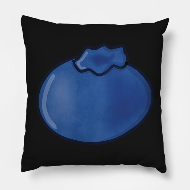 Blueberry Pillow by WalkSimplyArt