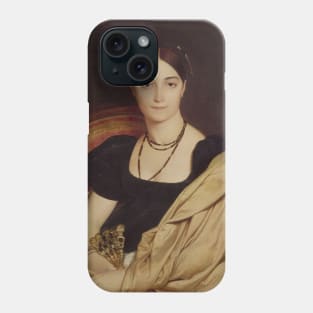 Portrait De Madame Duvaucey by Jean-Auguste-Dominique Ingres Phone Case