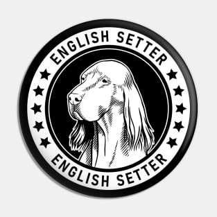 English Setter Fan Gift Pin