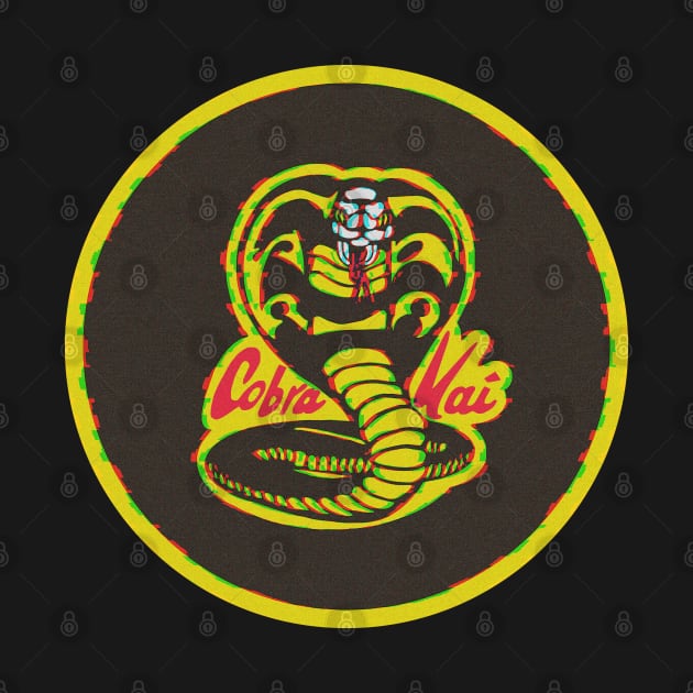 cobra kai logo vintage by iniandre