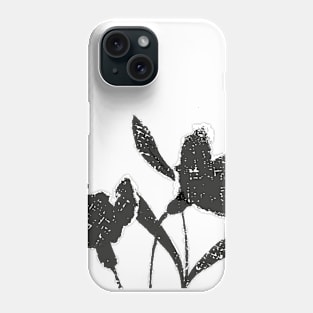 Wall Flowers BW2 -Full Size Image Phone Case