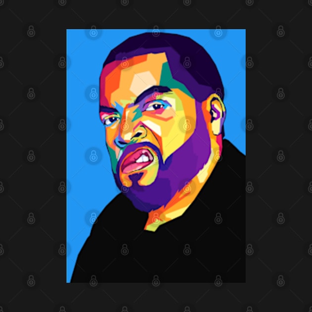 Ice Cube Wpap Pop Art by Zet Art