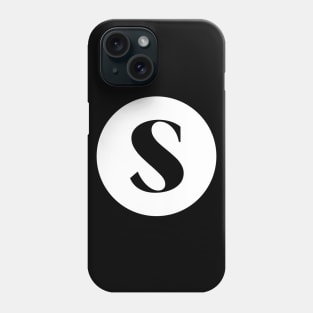 S (Letter Initial Monogram) Phone Case