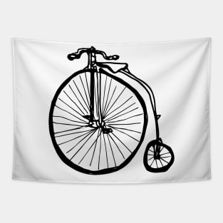 Penny Farthing Bicycle Tapestry