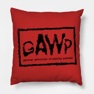 GAWP Spraypaint black Design Pillow