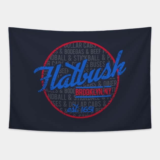 Flatbush, Brooklyn Tapestry by PopCultureShirts