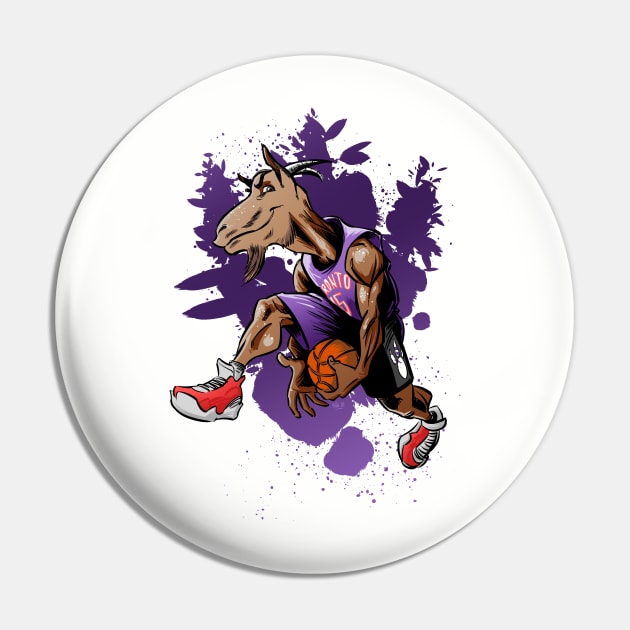 Vince Carter GOAT Dunker Pin by killustrator