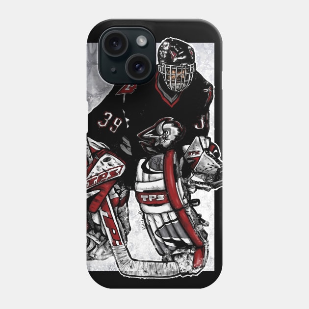 Tending goal Phone Case by Nate Gandt